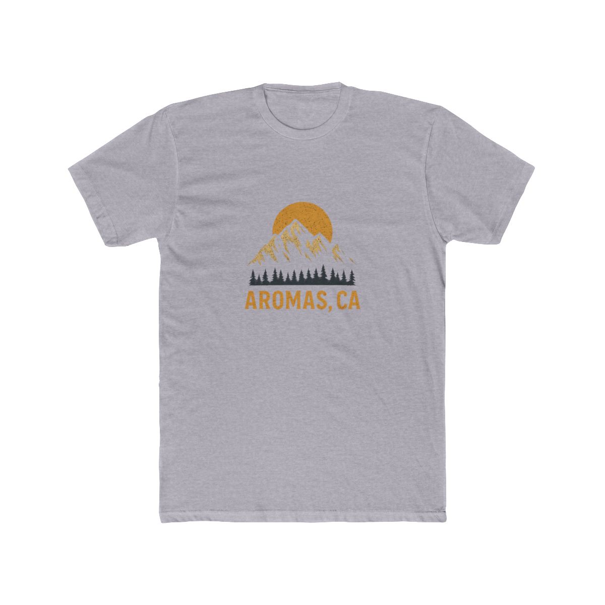 Aromas California Mountain Sunrise Sunset T-Shirt - alternate angle 4, merchandise