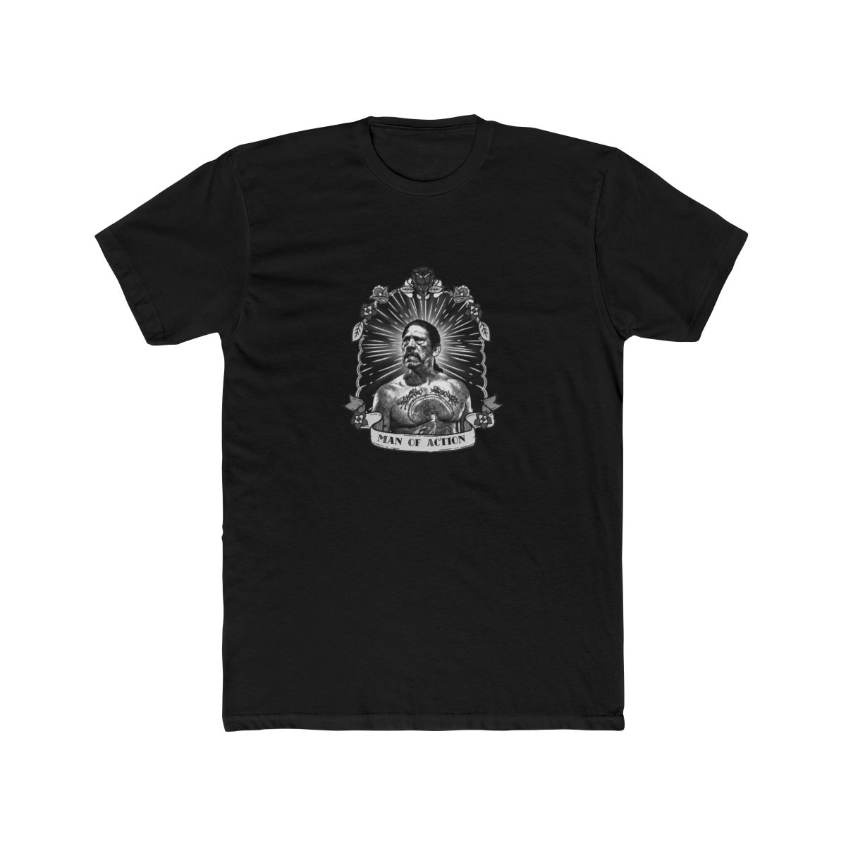 Man of Action - Danny Trejo T Shirt - alternate angle 4, merchandise
