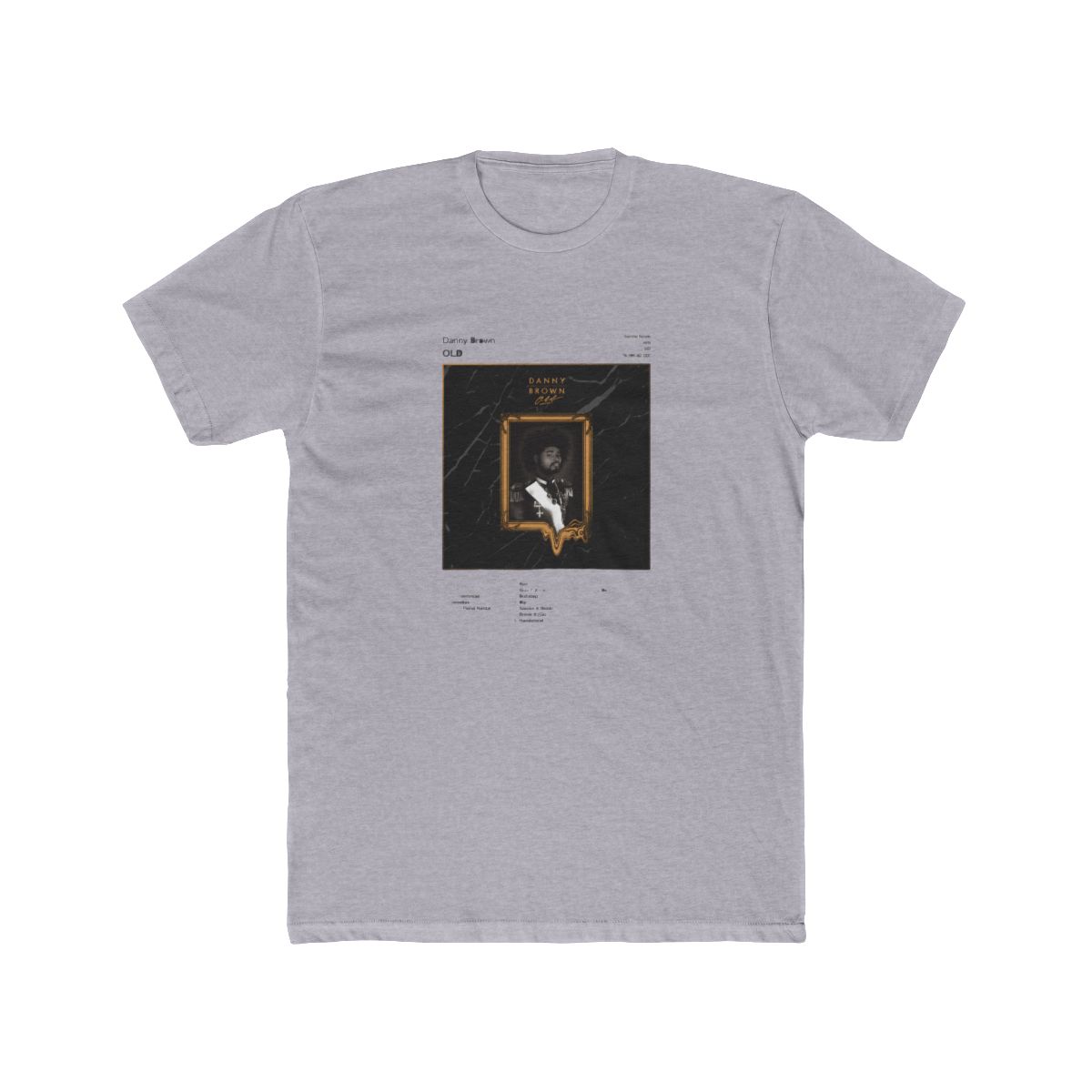 Danny Brown - Old Tracklist Album T Shirt - alternate angle 5, merchandise