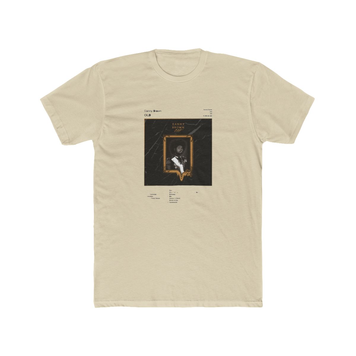 Danny Brown - Old Tracklist Album T Shirt - alternate angle 4, merchandise