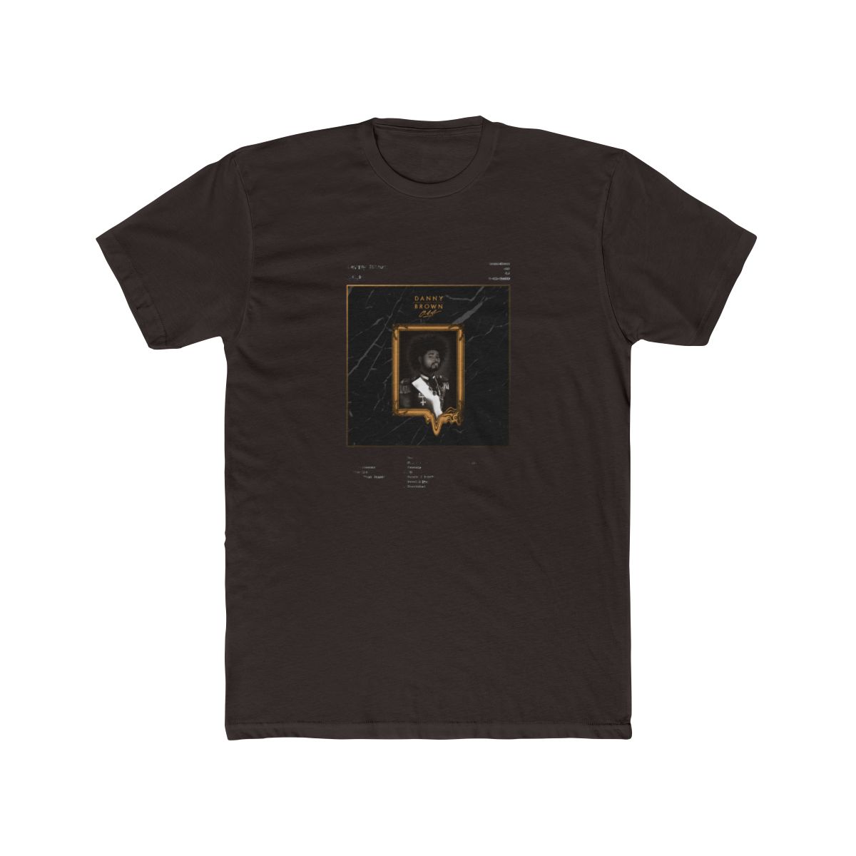 Danny Brown - Old Tracklist Album T Shirt - alternate angle 3, merchandise