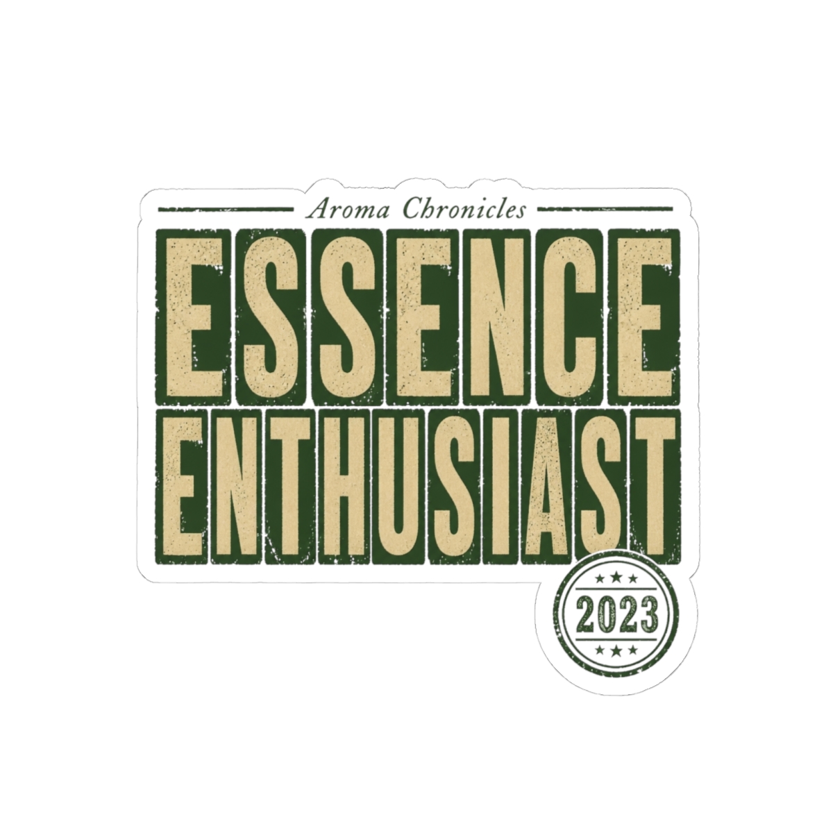 Danny Aromas "Essence Enthusiast" Sticker - alternate angle 3, merchandise