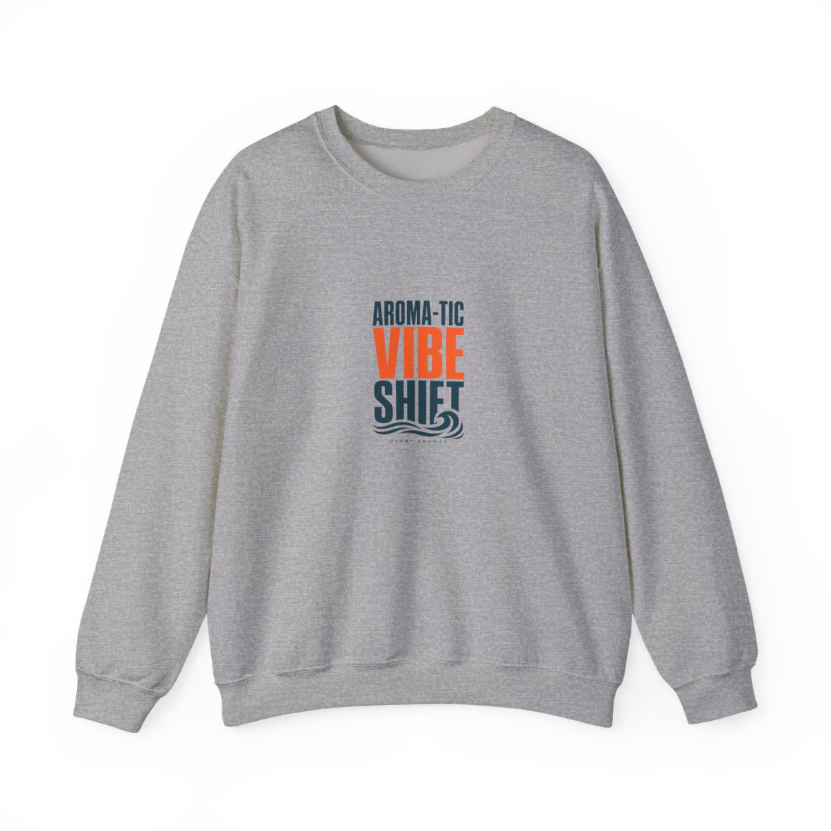 Danny Aromas "Aroma-tic Vibe Shift" Crewneck - alternate angle 2, merchandise